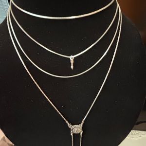 4 pc necklace with arrow charm